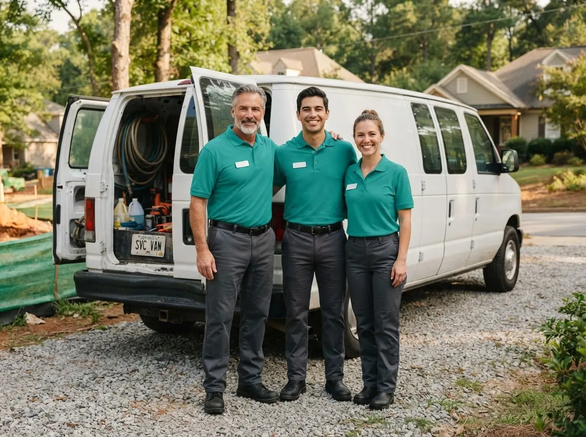 Cornerstone Porta Potty Rentals portable toilet rentals team in Atlanta, GA